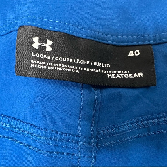 Under Armour - Men's UA Fish Hunter Shorts size 40 -1304648 Blue NEW 559 - Picture 4 of 5